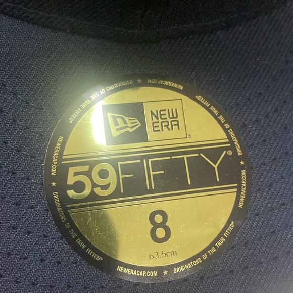 NEW ERA 59Fifty NEW YORK Official On-Field Cap authentic hat acerf GM NY fitted - Picture 12 of 12